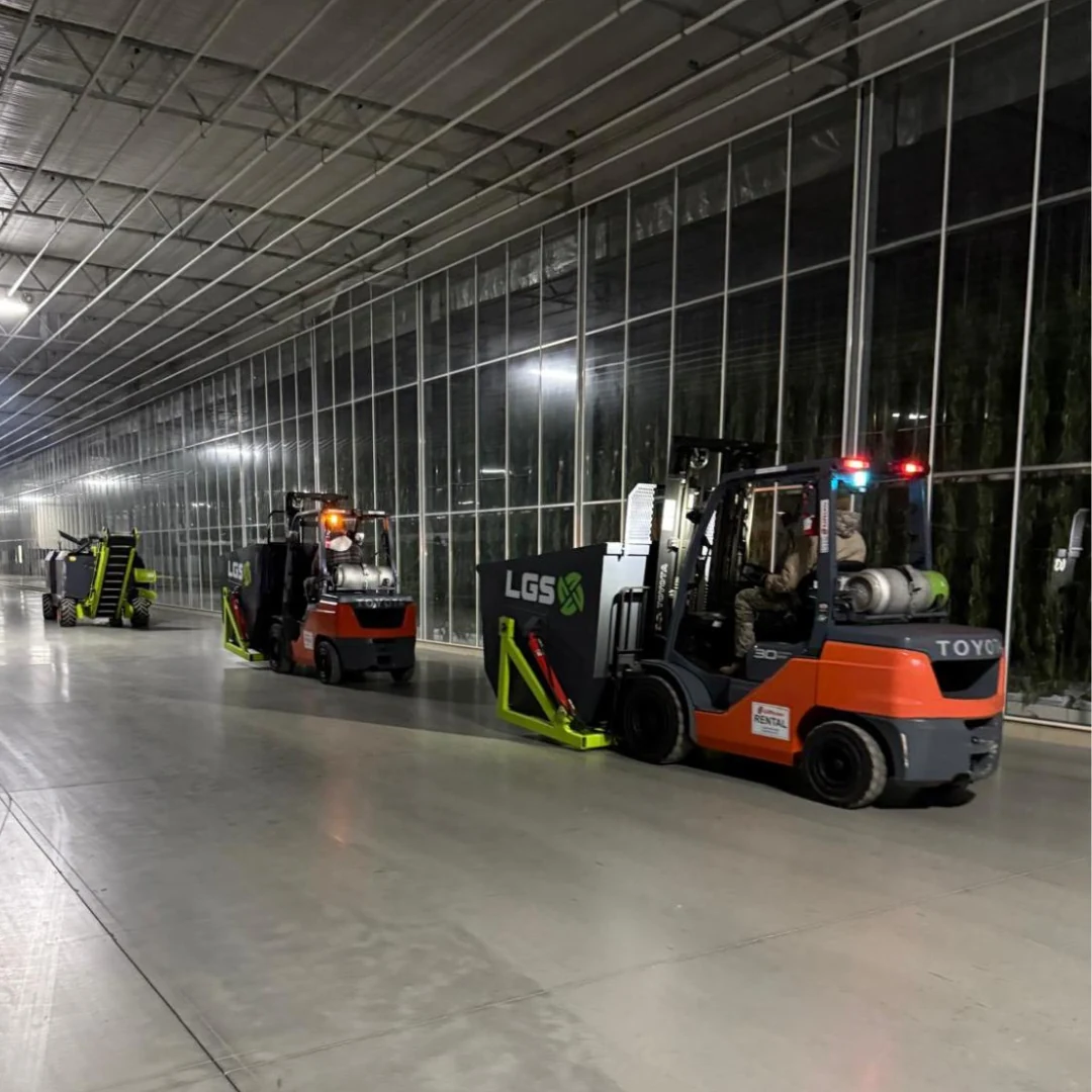 We Bring Our Own Forklift